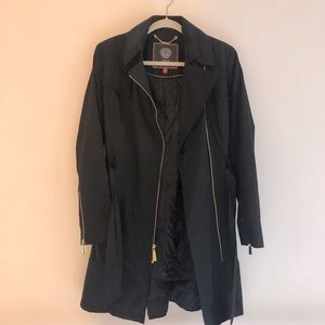 Vince Camuto Black Trench Coat MUST GO, MAKE AN OFFER!